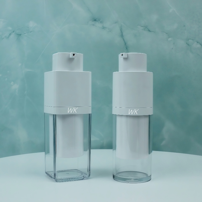 Skincare Packaging for Personal Care White Airless Lotion Bottle Airless Pump Bottles