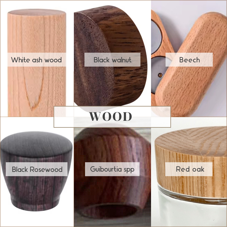 Wooden Sustainable Biodegradable Custom Private Label Elegant Brown Colors Durability Lipgloss Packaging