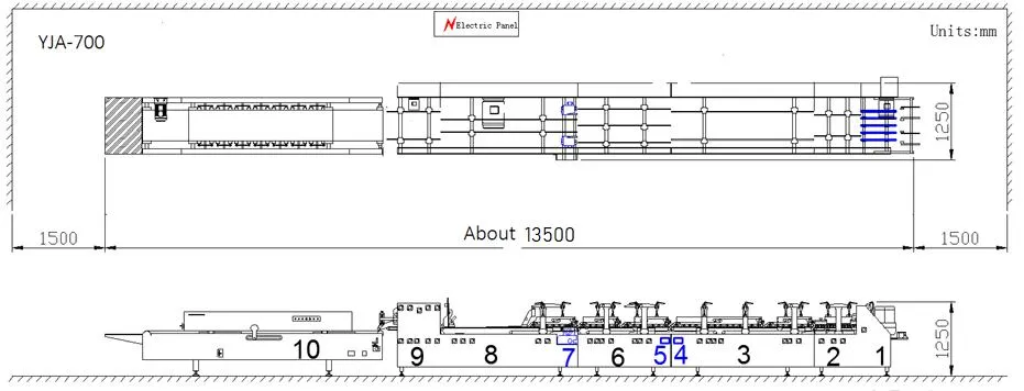 Modernization Carton Forming Machine Rigid Box Making Machine Yja-700 for Cosmetics Packaging
