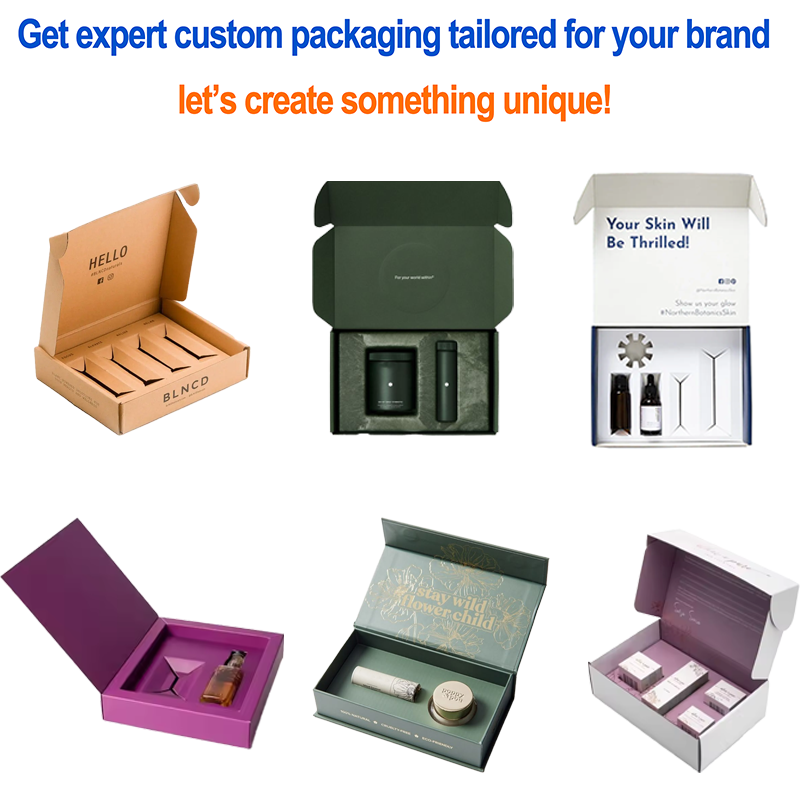 Mailer Box With Insert Shipping Paper Kraft Mailer Box Packaging With Logo Postage Corrugated Custom Shipping Mailer Box