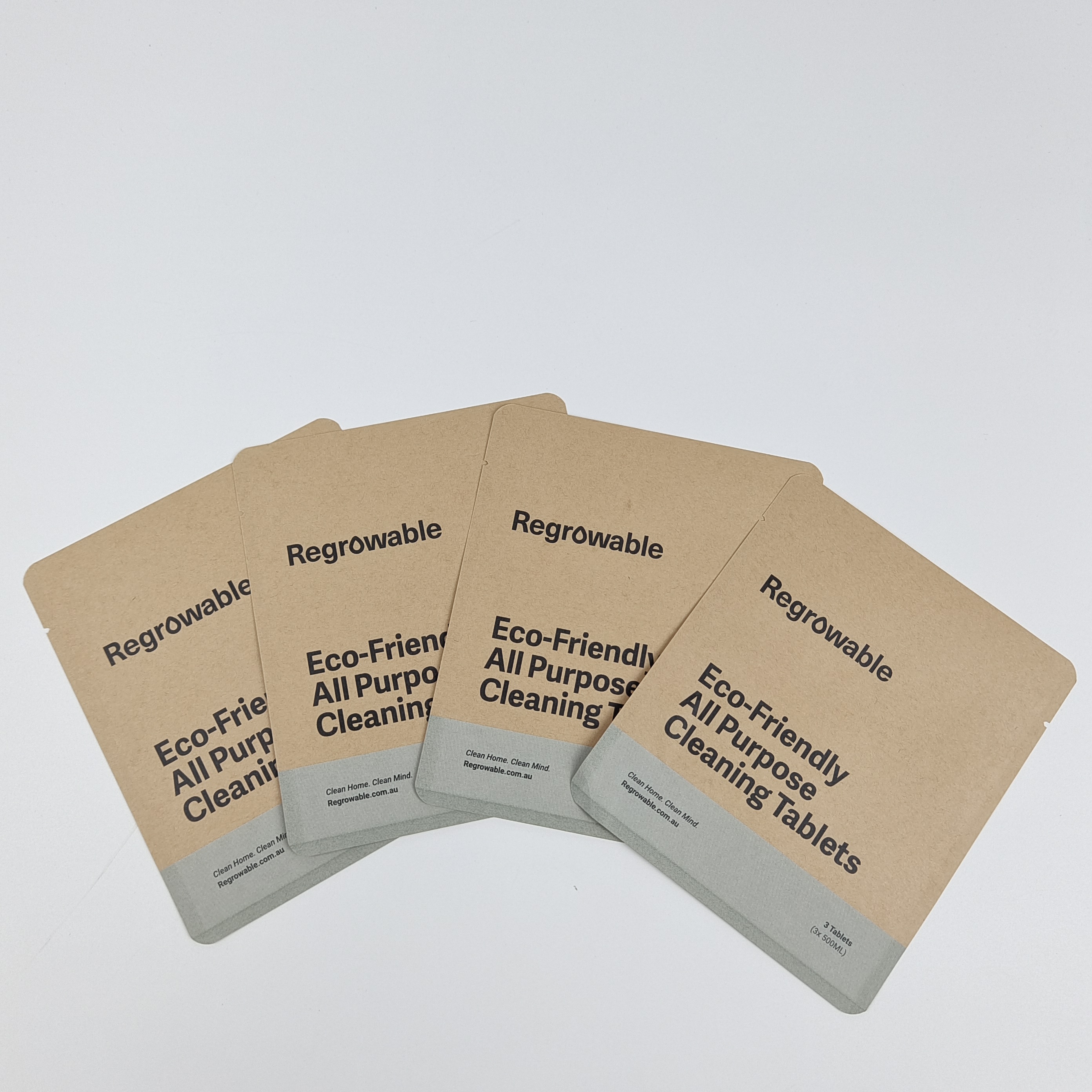 Low MOQ 200pcs Eco Friendly Compostable Food Packaging for Food Nut Flour Tea Rice Powder Cookies Biodegradable Kraft Paper Bag