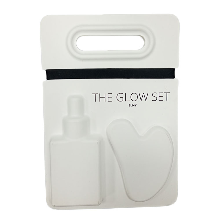 White Molded Fiber Trays For Skincare Products Perfume Custom Gift Box Inside Packaging Cosmetic Tray Pulp Insert