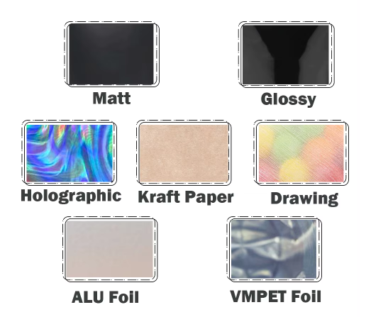 Additional pouch layout features