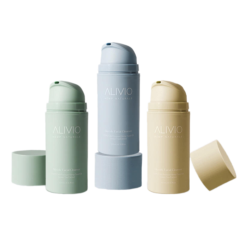 Wholesale 35-200ml Plastic Skin Care Packaging Cosmetic Container Airless Lotion Pump Bottle For Face Cream Sunscreen