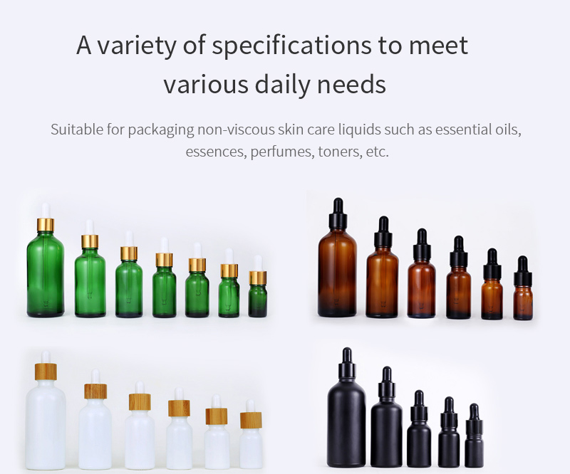 Glass dropper bottle sizes