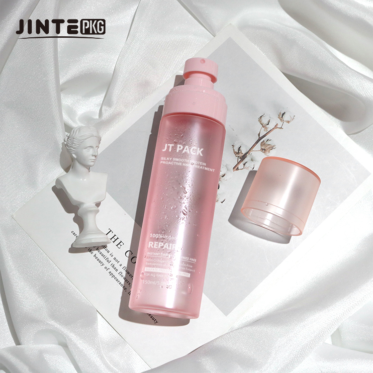Cute Pink Cosmetic Packaging Plastic PET Spray Bottle for Skincare Face Mist Body Oil 5oz