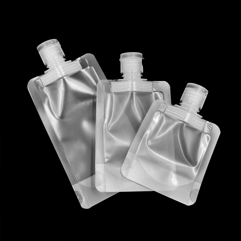 Custom Printed Portable Cosmetic Storage Travel Pouches Spout Pouch Body Wash Shampoo Lotions Plastic Mylar Bag