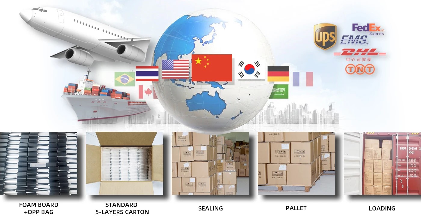 Standard shipping packaging and logistics