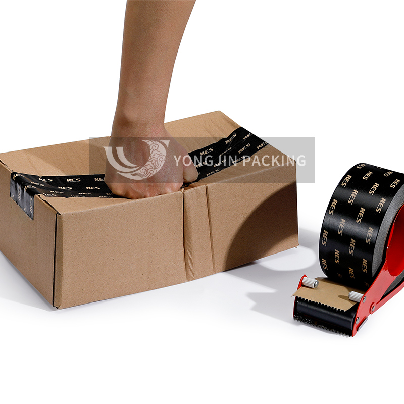Eco Friendly Custom Logo Printed Self Adhesive Kraft Paper Tape Packing Tape