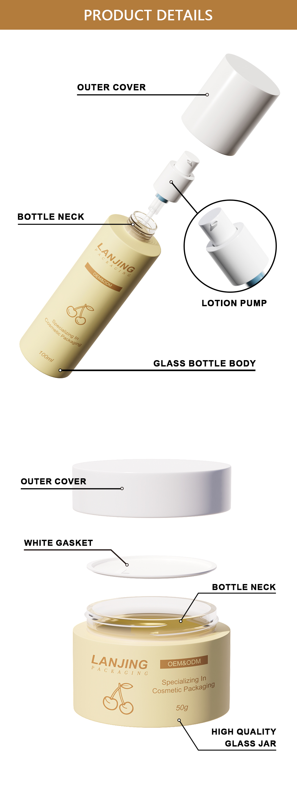 Cosmetic bottle set option 5