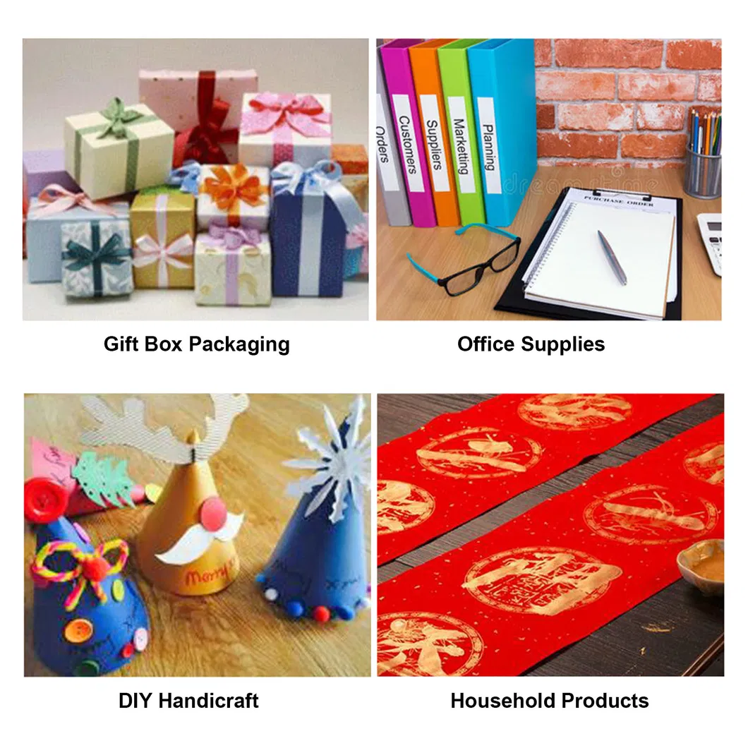 Custom Double-Faced Tape Adhesive Tape for Office and Home Use, Gift Packaging and Decoration