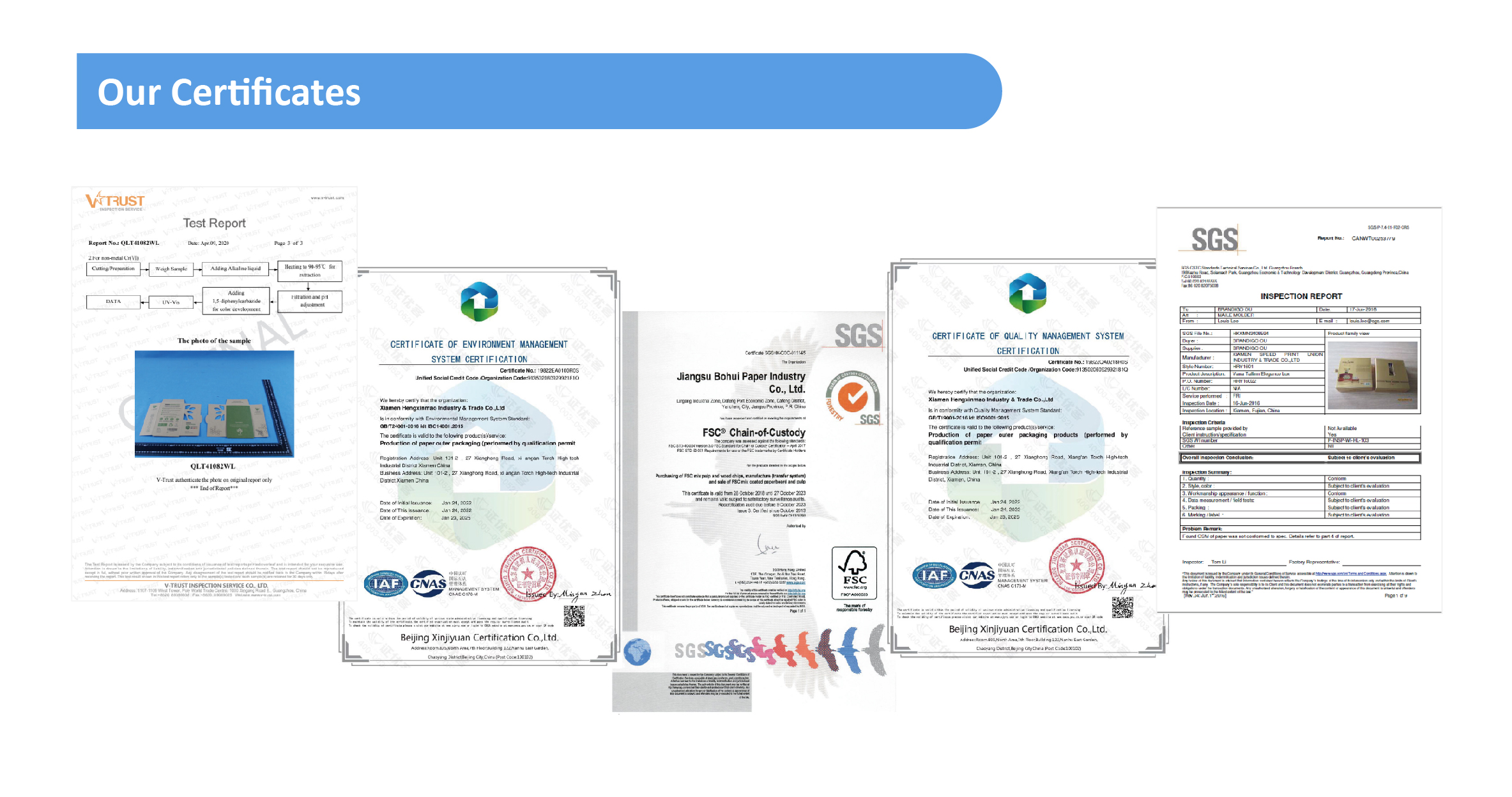 Industry Certifications
