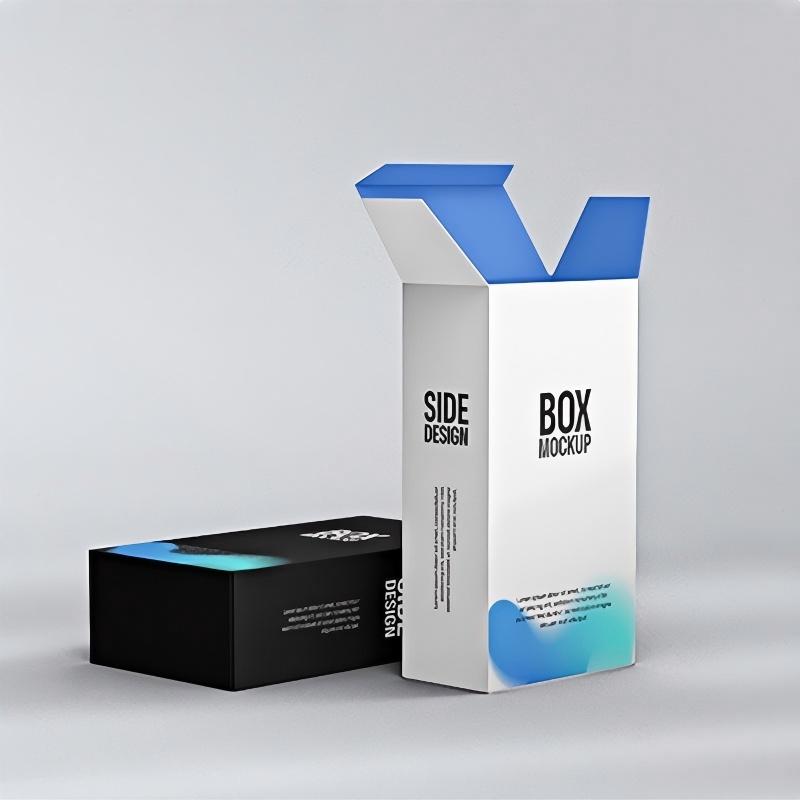 Sticker Printing White Card Color Blind Box Carton Candy &amp; Cosmetic Food Packaging For Eye Shadow Vanishing Printing Handling