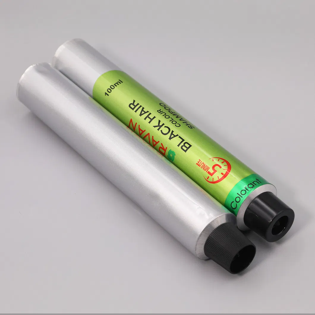 Empty Cosmetic Soft Tube Body Lotion Packaging Metal Aluminum Collapsible Tube