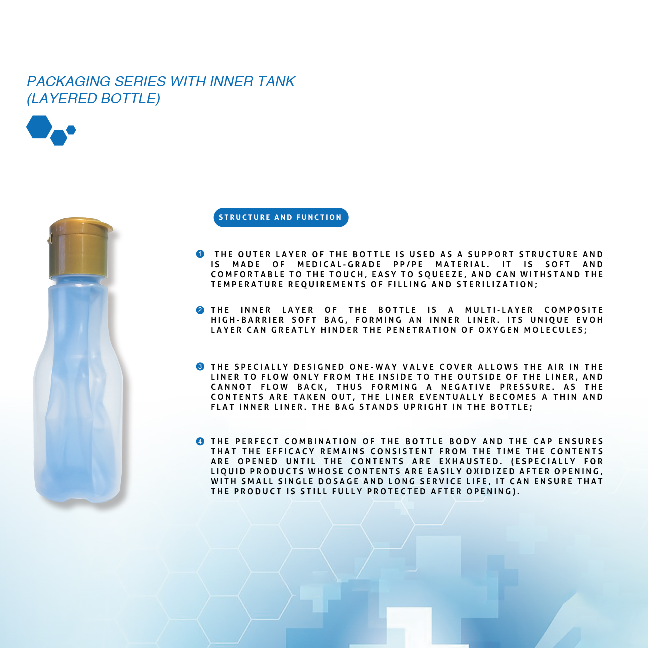Airless Bottle in Bag Design 1