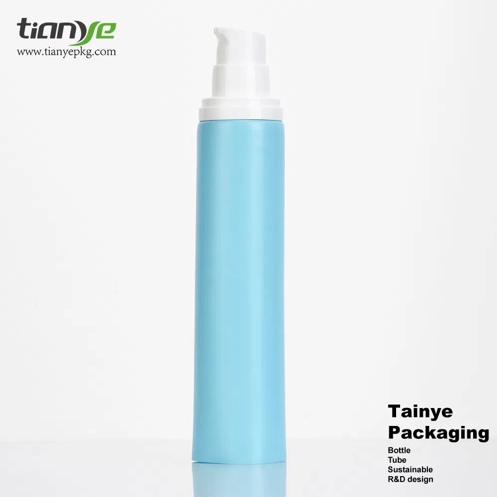 Mono Material 100% PE Cylinder Diameter 35mm Airless Cream Lotion Gel Cosmetic Packaging PE Lotion Pump Tube