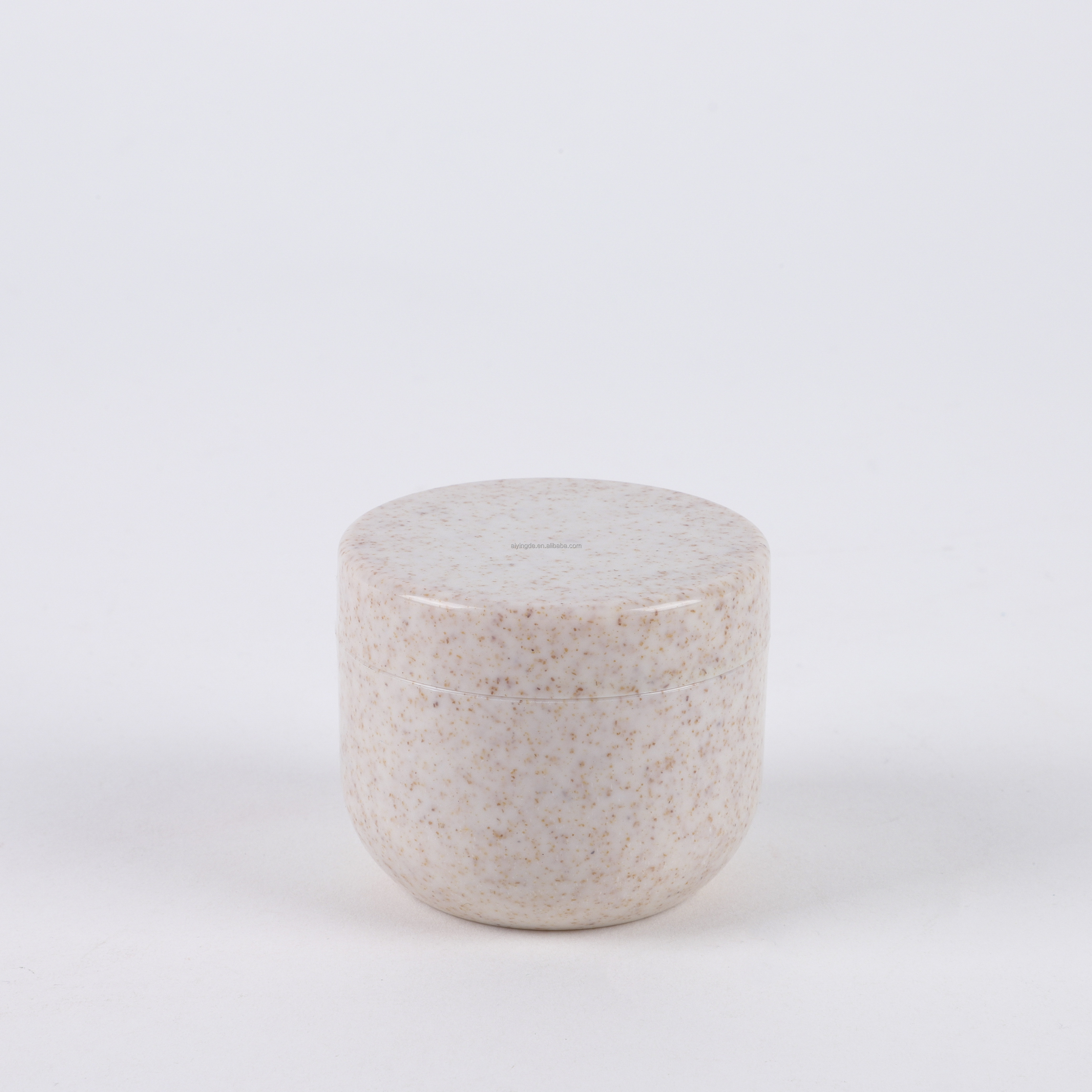 Biodegradable Compostable Natural Color Cosmetic Packaging 80g 120g 200g Corn Starch Moisturizer Cream Organic Cream Jar