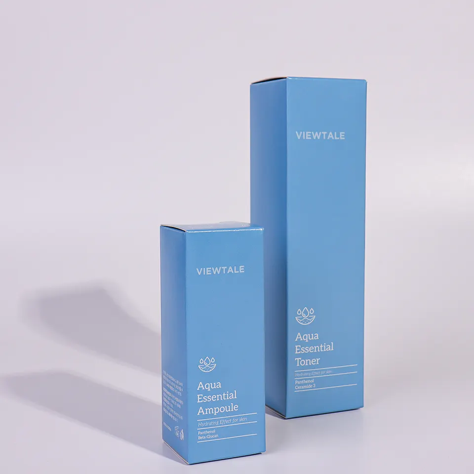 OEM Custom Organic Skincare Packaging Boxes Empty Lip Gloss Boxes Matt Lamination Embossing for Eye Cream UV Coating Printing