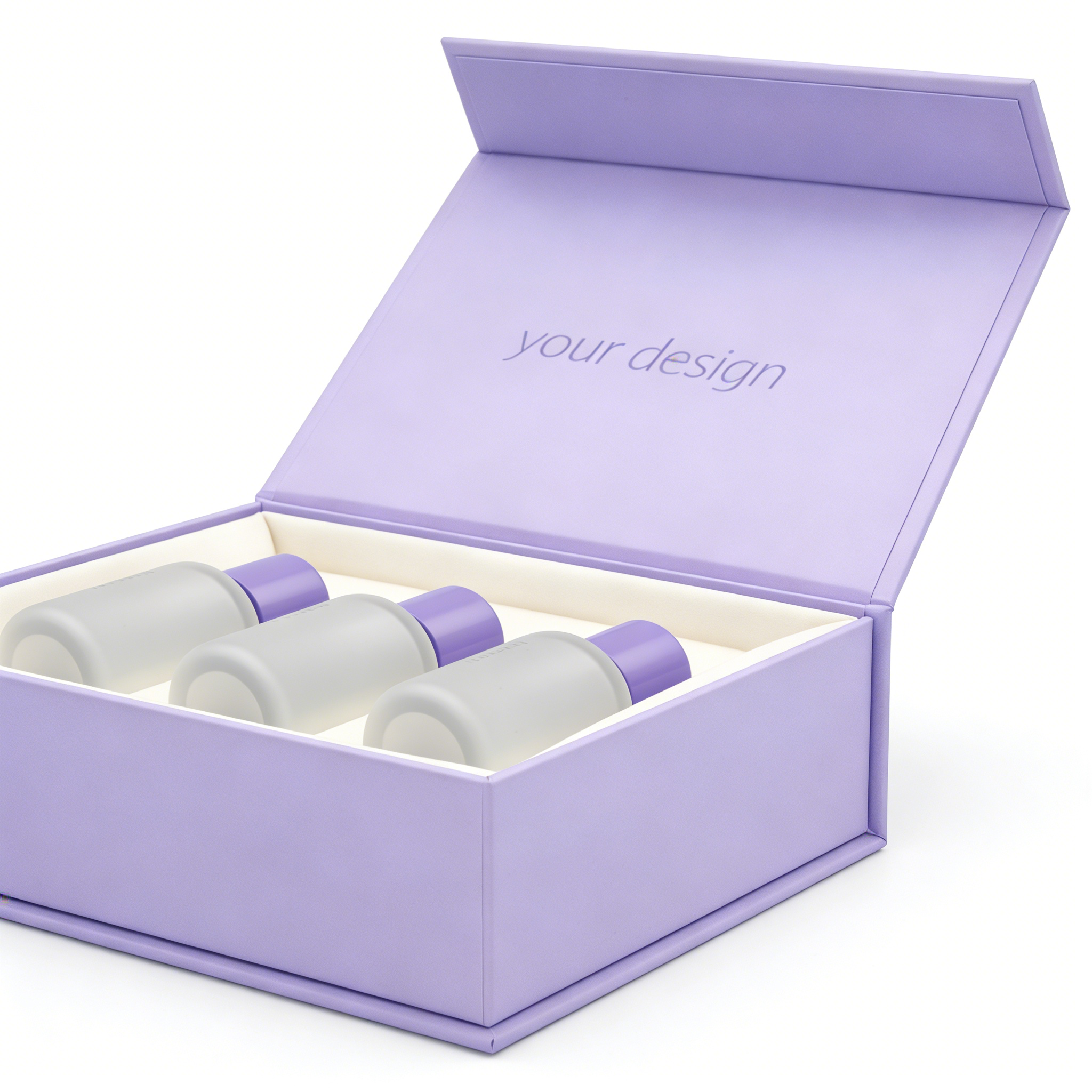 Premium Pink Foldable Magnetic Cosmetic Box Luxury Packaging for Perfume Makeup Skincare and Beauty Gift Set