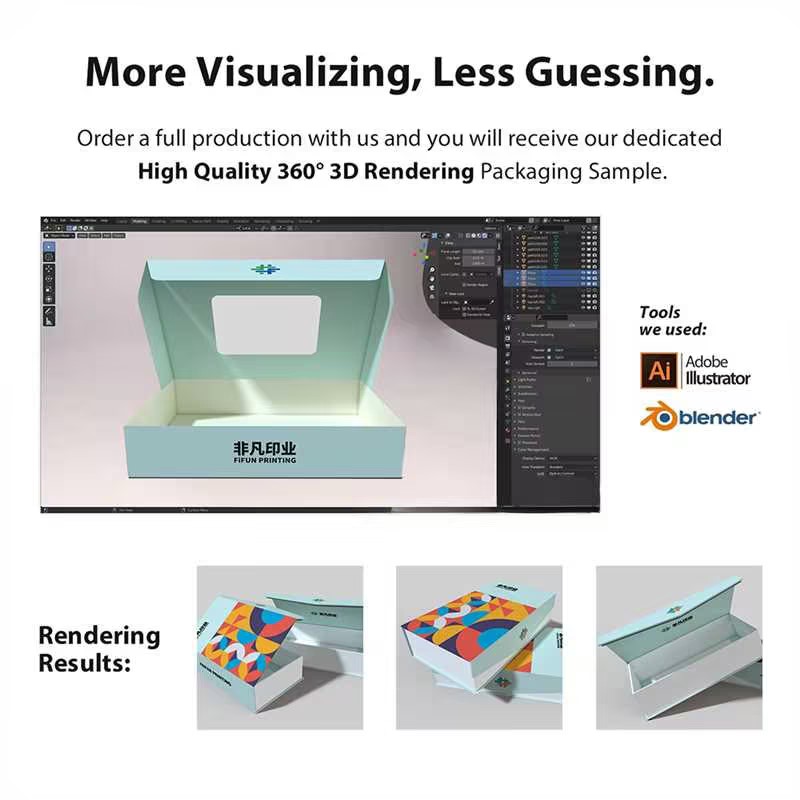 Recyclable Custom Self Sealing Mailer Box With Adhesive Tear Away Strips Zipper Foldable Gift Custom Printed Logo Postage Box