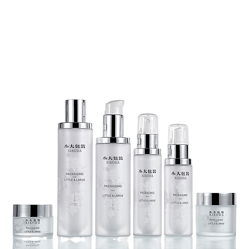 Double Wall Plastic PET Bottle Luxury Cosmetic Packaging Face Cream Container and Cosmetic