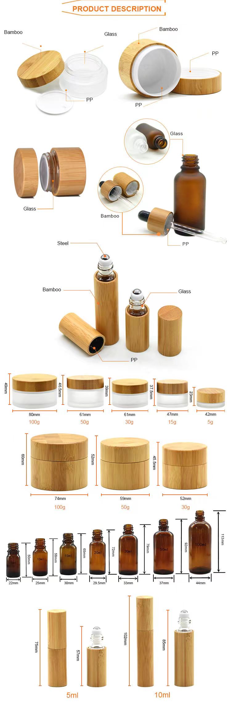 Cosmetic Containers Options