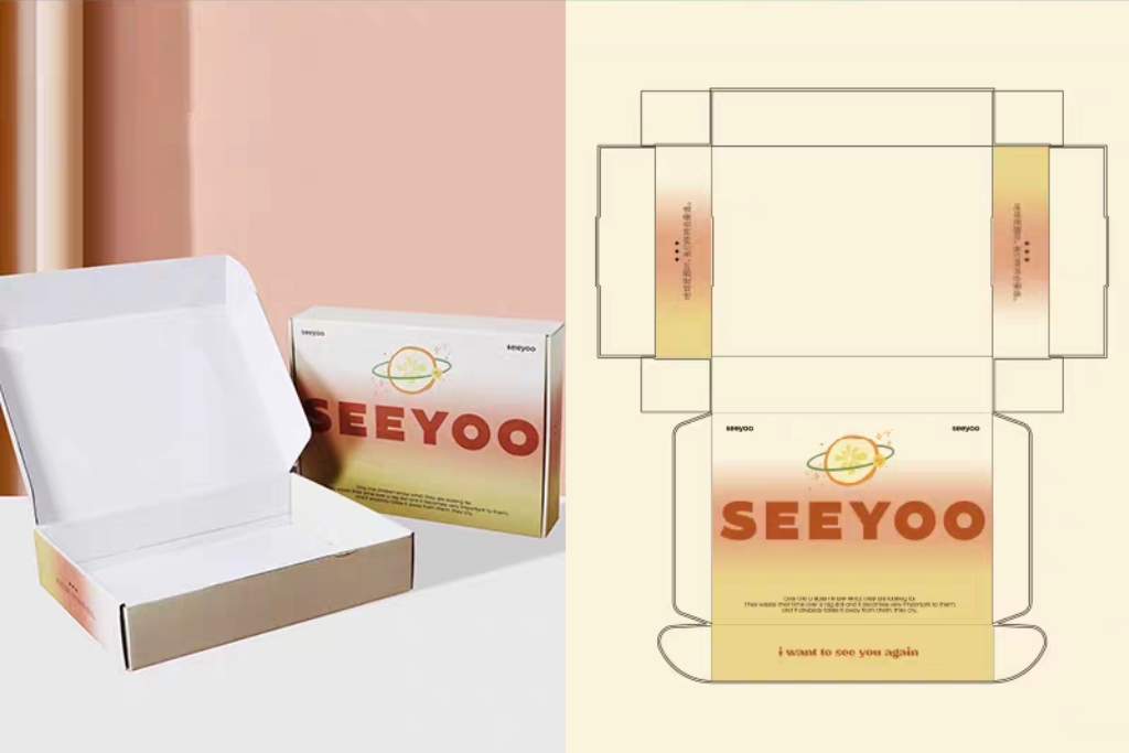 Custom Size Hard Corrugated Cardboard Printing Black Paper Mailer Postal Delivery Shipping Packaging Boxes with logo Packaging