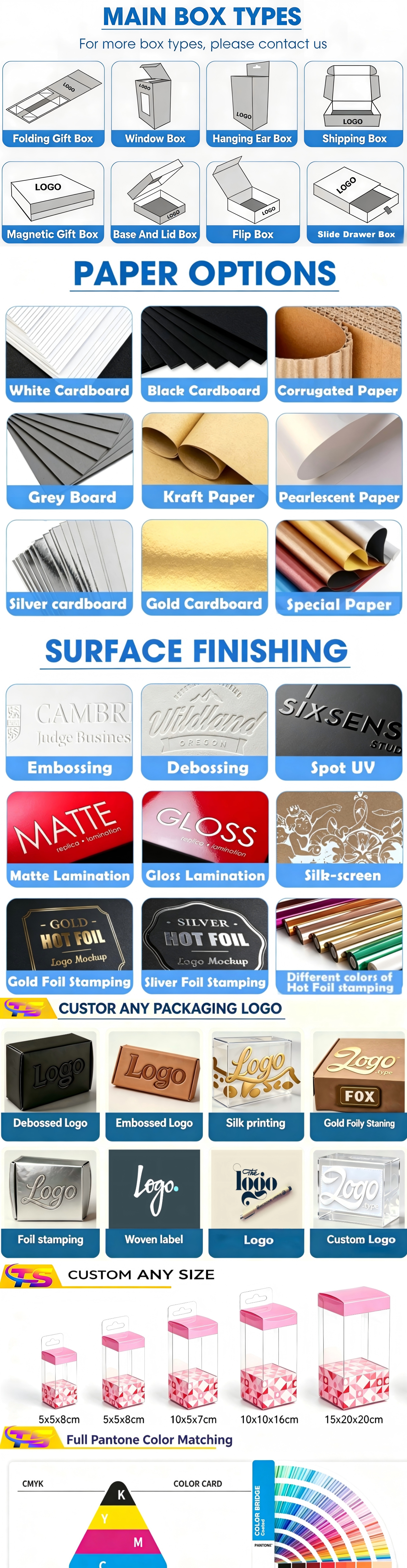 Clear PVC Plastic Folding Box Transparent Gift Packaging Case Retail Toy Cosmetic Display Storage Container Custom Logo