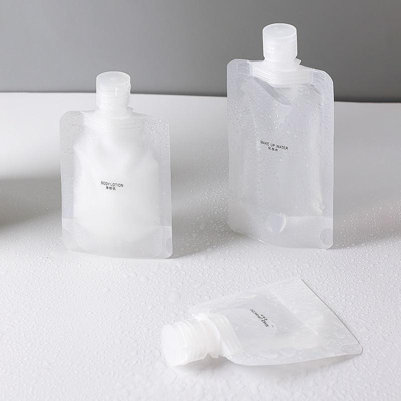 Travel-sized Cosmetic and Shower Gel Shampoo Packaging Bag Portable Disposable sealed Bag