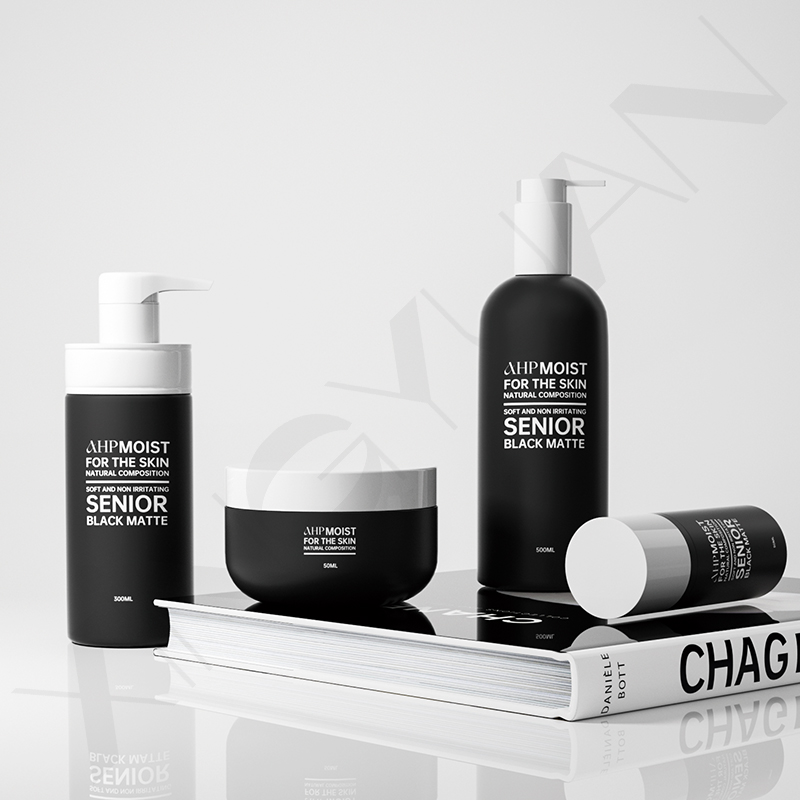 Custom Hair Care Bottle Set 200ml 300ml Amber Plastic Hair Shampoo Bottle with Custom Finish for Hair Butter Packaging
