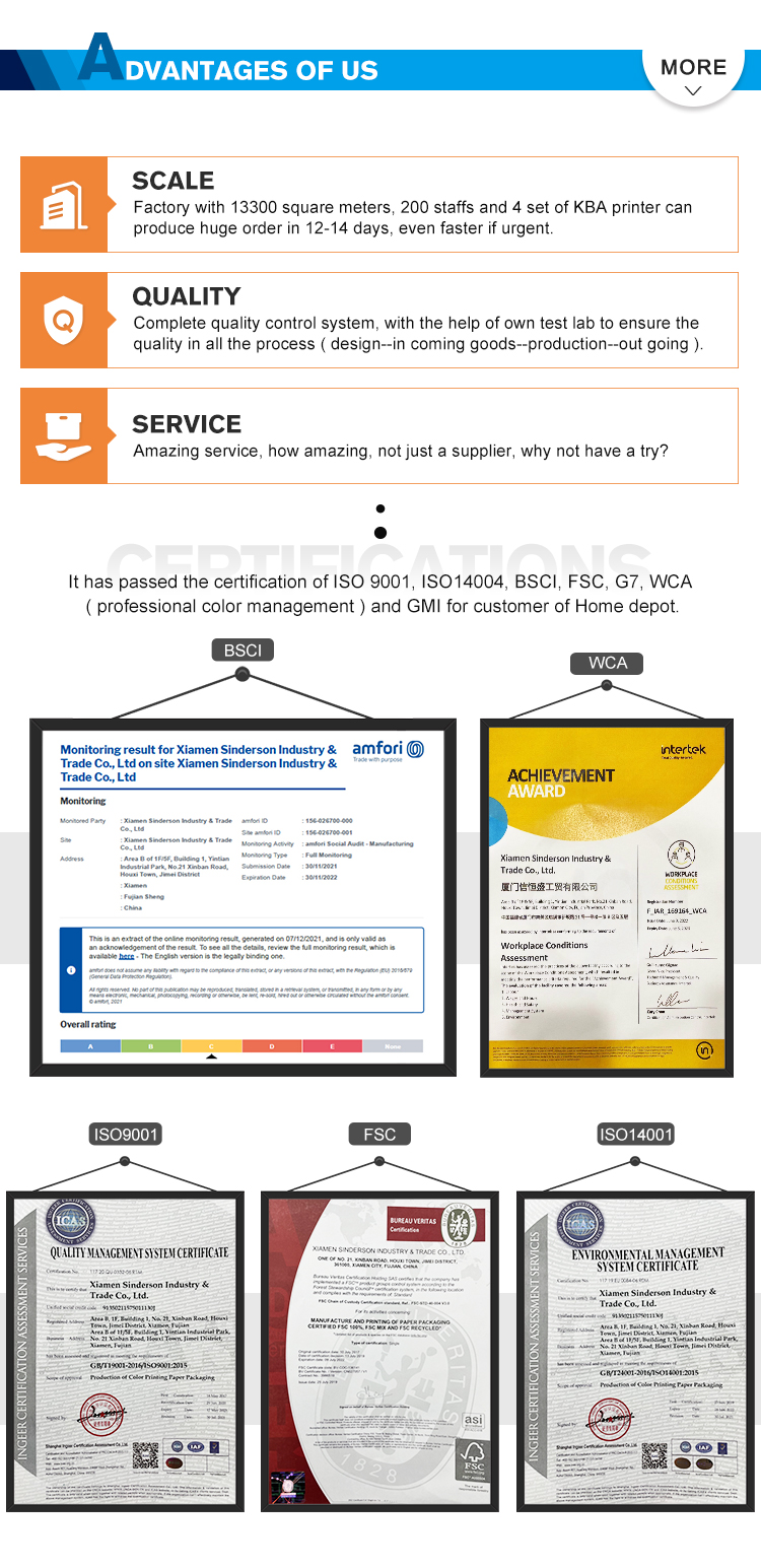 Folding Special Paper Packaging Category