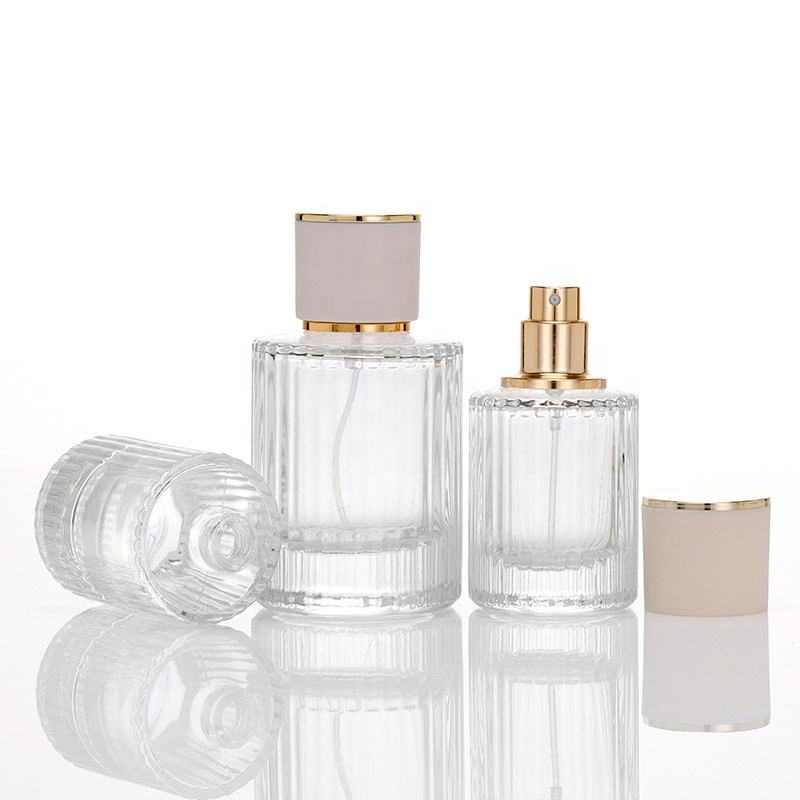 Cosmetics Packaging Fragrance Spray Glass Bottles Empty Perfume Bottles 30ml 50ml 100ml Perfume Refillable Custom Spray Pump Perfume Glass Bottle
