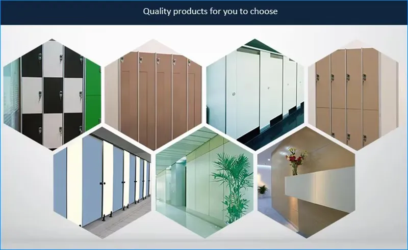 Easy Clean Laminate Sheets HPL Phenolic Resin and Kraft Paper Compact Board
