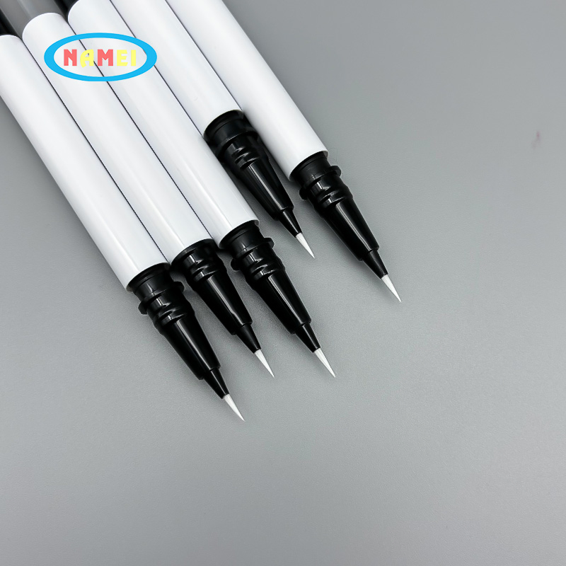 Double Sided Multifunctional 2 in 1 Round Eyebrow Pencil Packaging Container with Brush Private Label Liquid Eyeliner Packaging