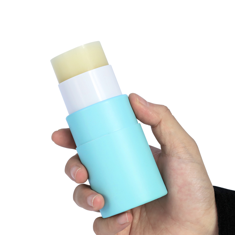 Firstsail Fragrance Deodorant Organic Natural Solid Perfume Container Twist up Paper Tube Box Private Label Push Lip Balm Stick Packaging