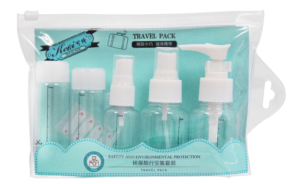 Related travel bottle set option A