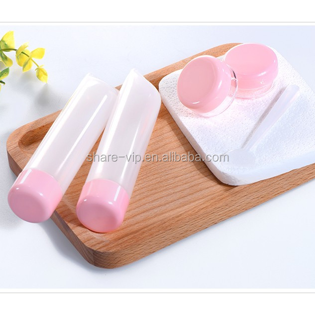 Cosmetic bottle set overview