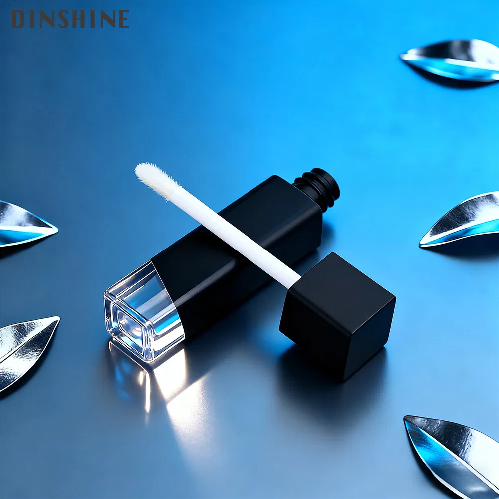 4ml New Plastic Private Label Brush Matte Empty Lip Gloss Tube Packaging