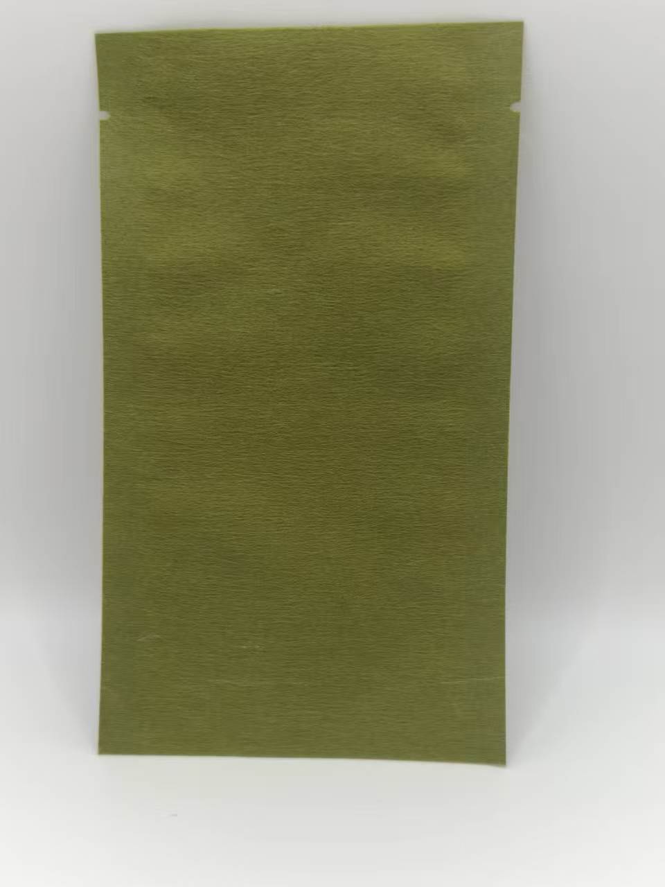 Eco-friendly Fiber Texture Packaging Bag Natural Grass Paper Effect Foil Pouch Custom Printed 3-Side Seal Bag for Tea &amp; Coffee
