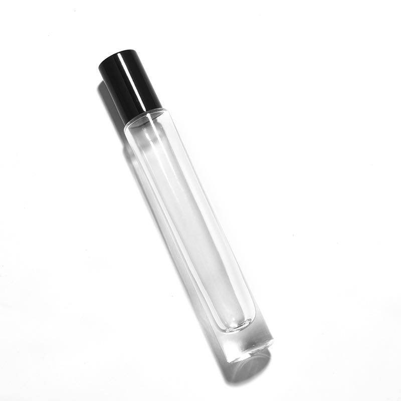 Mini 10ml Refillable Perfume Oil Bottle with Pump Sprayer Essential Oil Cosmetic Packaging