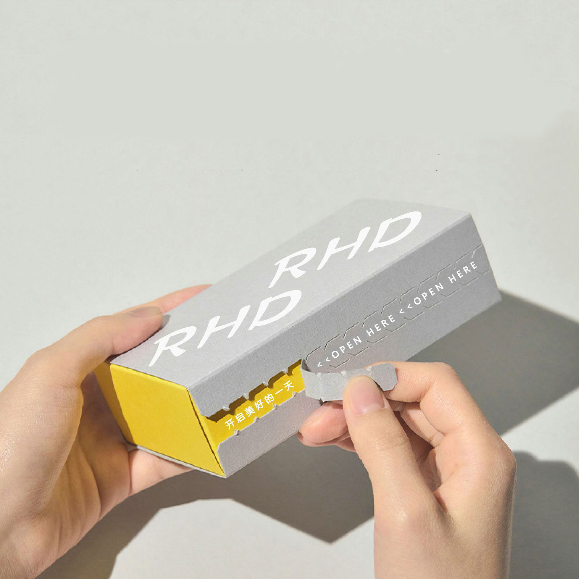 Recyclable Custom Self Sealing Mailer Box With Adhesive Tear Away Strips Zipper Foldable Gift Custom Printed Logo Postage Box