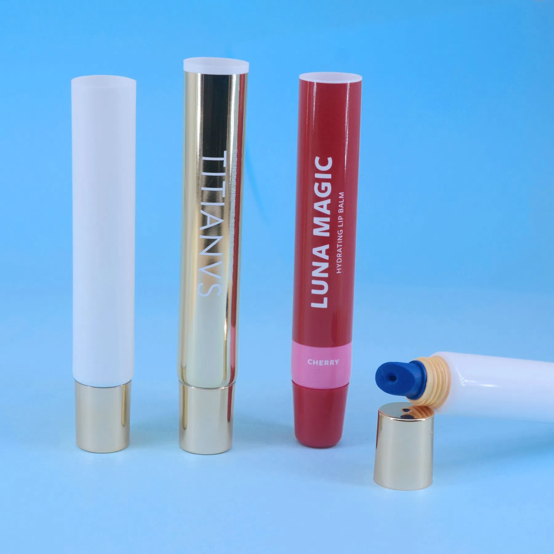 Customize Plastic Squeeze Lip Gloss Tube Private Label Custom Wholesale Cheap Good Quality Empty Lip Oil Cosmetic Packaging