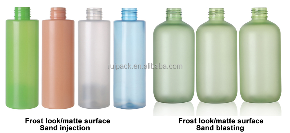 Frost look/matte finish