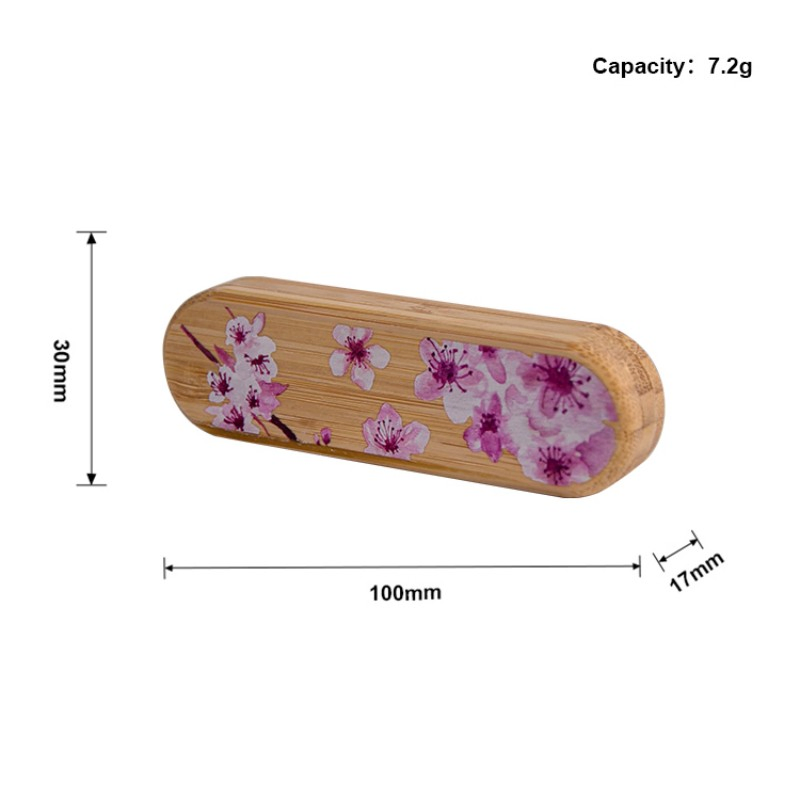 Customized Private Label Logo Makeup Vegan Empty Wood Bamboo Eyeshadow Palette Packaging