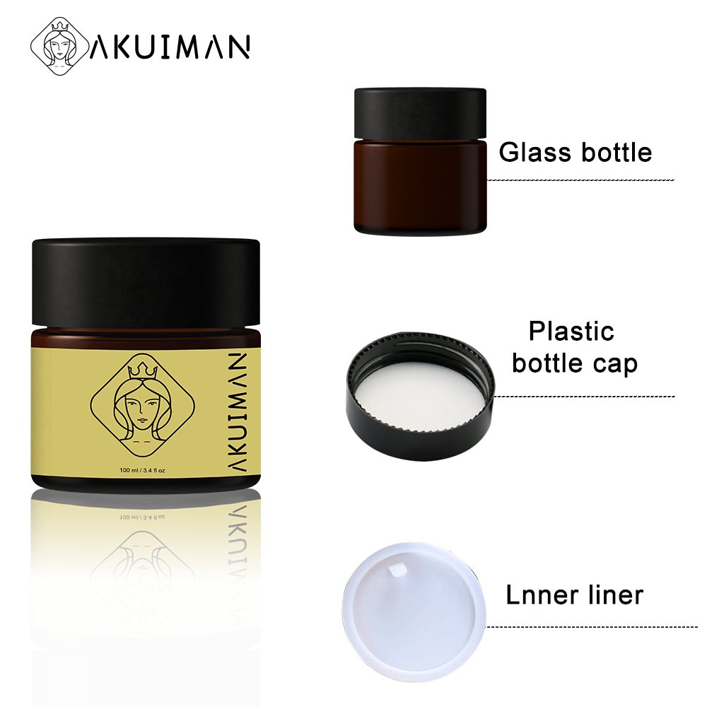 Luxury Custom Glass Jar Cosmetic with Lid Packaging Bottles
