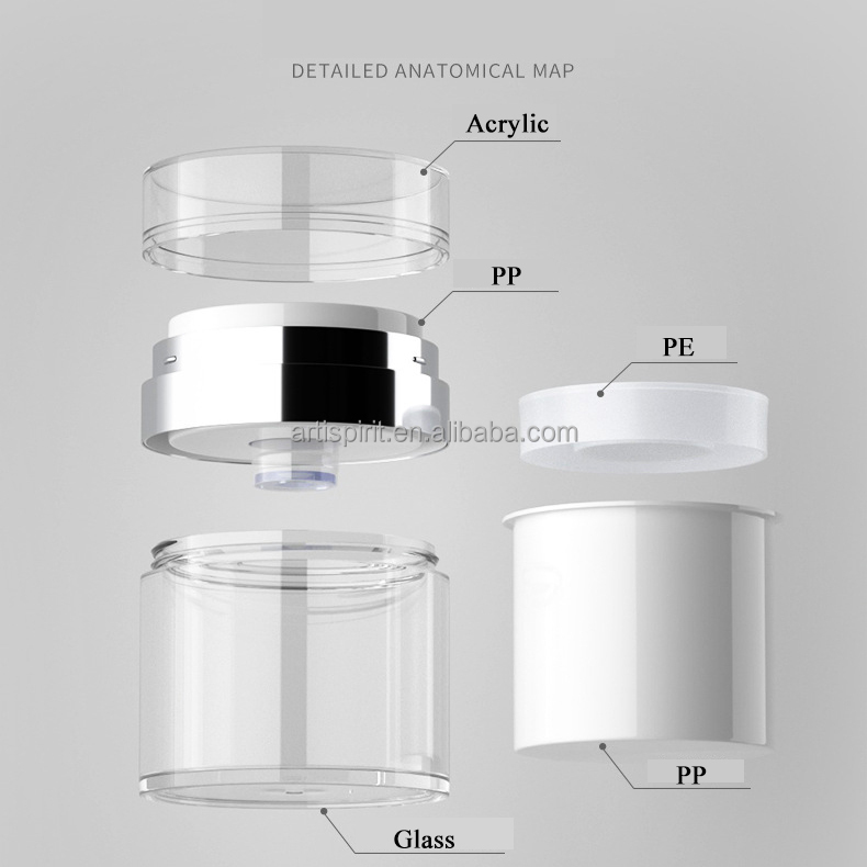 Airless bottle and jar