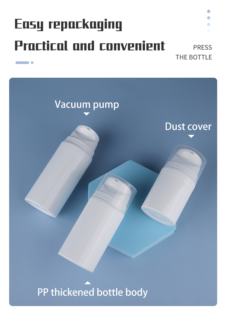 Vacuum lotion bottle display 2