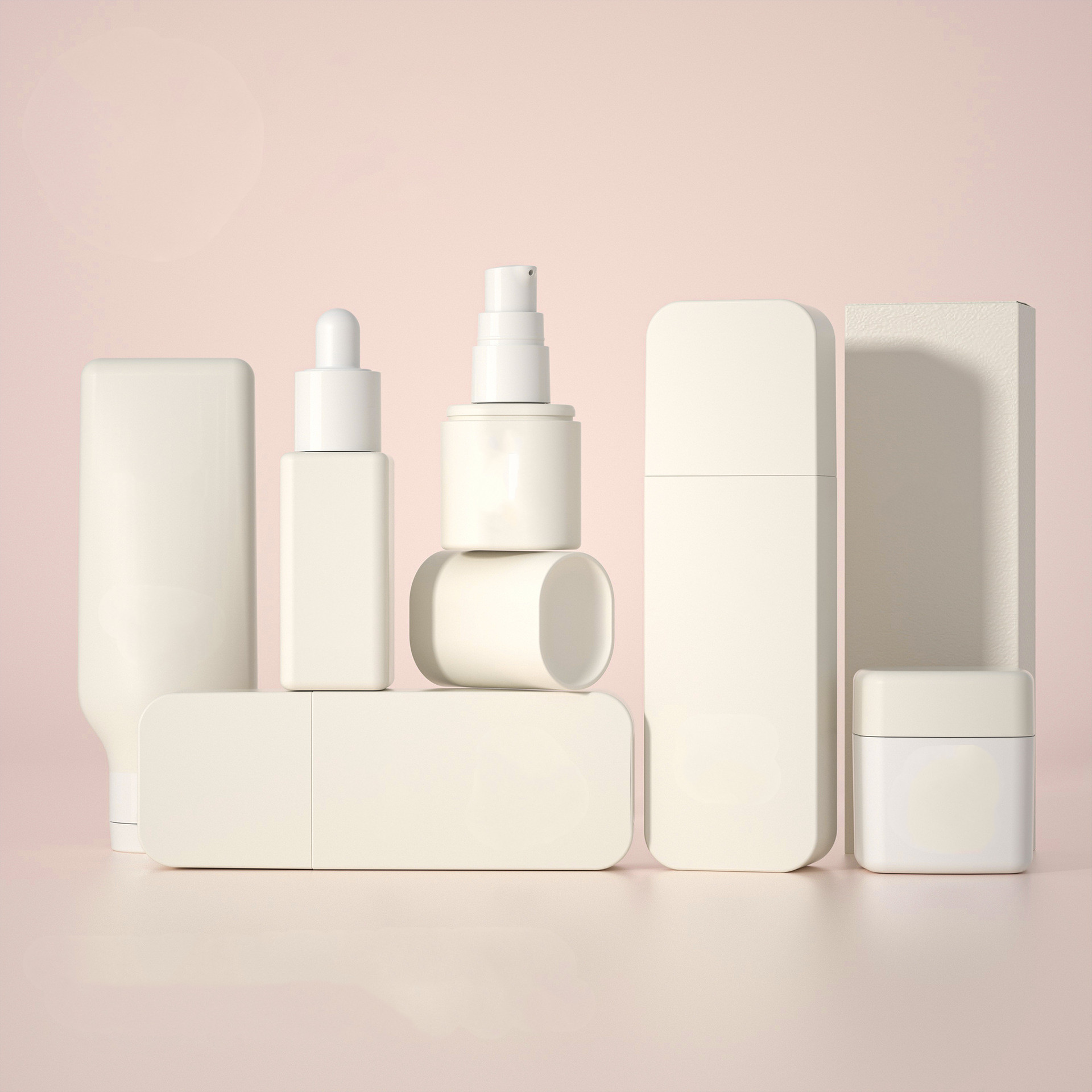 Heavy Wall Rectangle PETG 100ml 120ml 150ml 200ml 300ml 400ml Lotion Shampoo Hand Wash Cleanser Lotion Pump Bottles