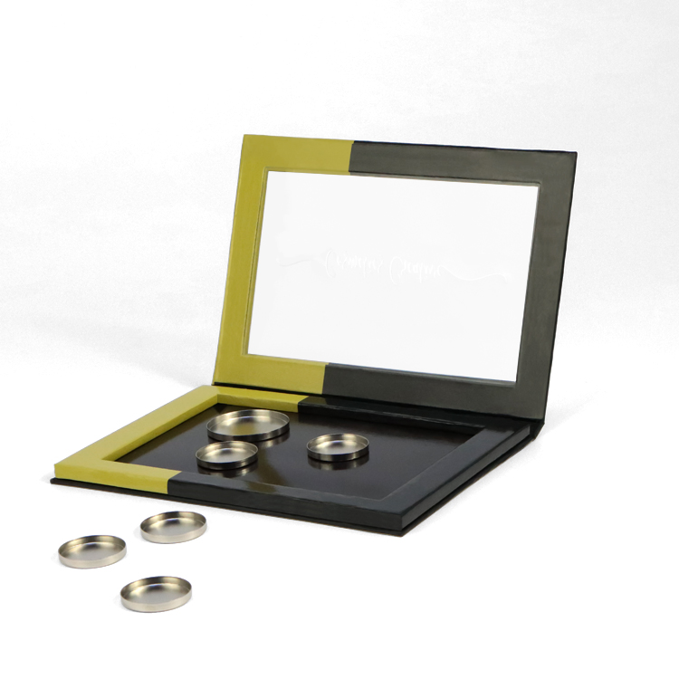 Firstsail New Fashion Magnetic Pans Empty Blusheyeshadow Palette Blush Private Label Eye Shadow Paper Cosmetic Packaging