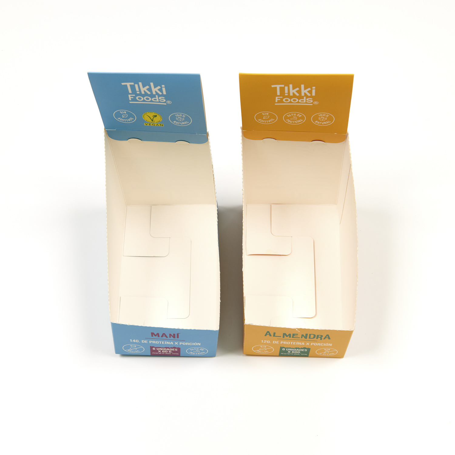 Factory Custom Printed Retail Cardbox Paper Card Board Packaging Tear Away Foods Pdq Display Box